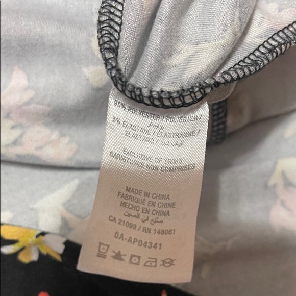 Ardene Black Floral High-Low Dress - Size M - Picture 11 of 12